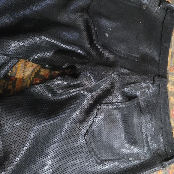 Genetic Denim The Shane black sequin pants size 31 - Picture 9 of 11
